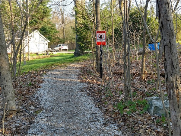 Great location on Big Fish Lake. The street ends at a path to the state park