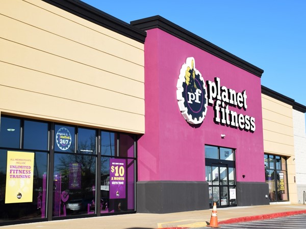 Planet Fitness has several locations around Little Rock - this one is on West Markham