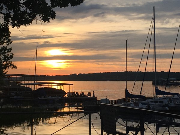 Sunset at Grand Lake Sailing Club