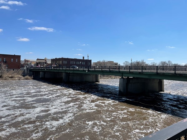 Bremer Avenue Bridge connects downtown Waverly and provides scenic views of the Cedar River