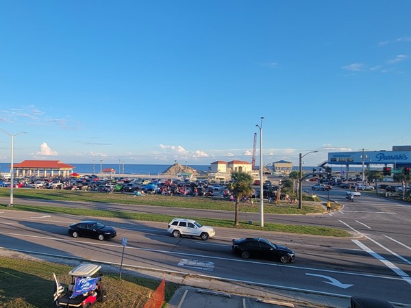 Cruising the Coast while enjoying a beach front view