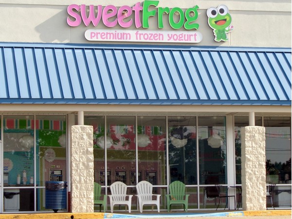 Stop by Sweet Frog and try their super yummy frozen yogurt 