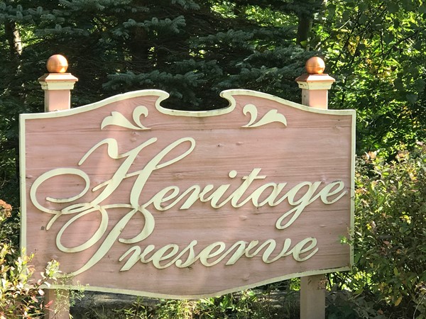 Welcome to Heritage Preserve