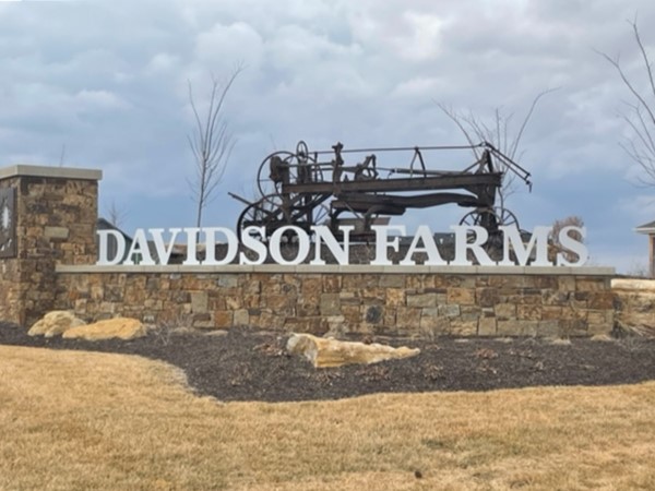 Entrance at Davidson Farms