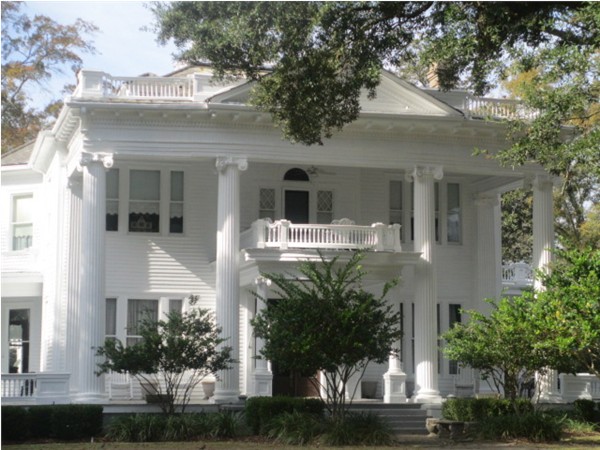 Hazlehurst is adorned with Magnolia lined streets with beautiful historic homes such as this