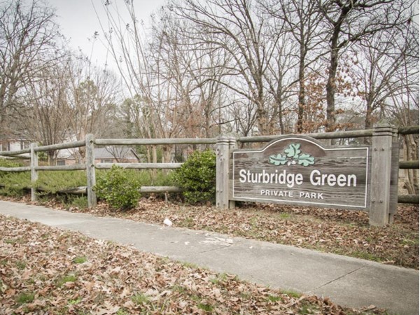The Sturbridge neighborhood in West Little Rock off Rodney Parham has a private pool & park.