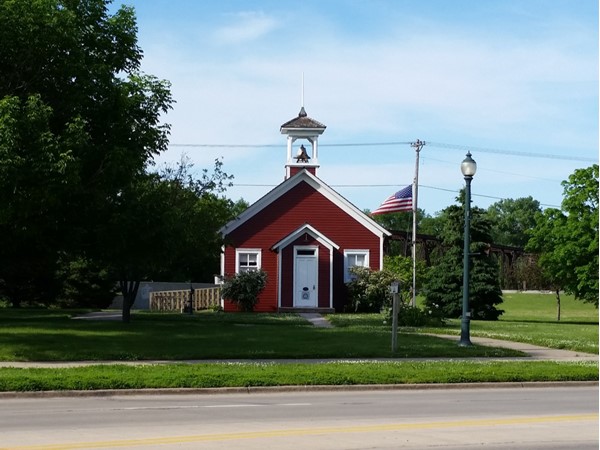 The original preserved "Little Red School House" is still here to see in Cedar Falls