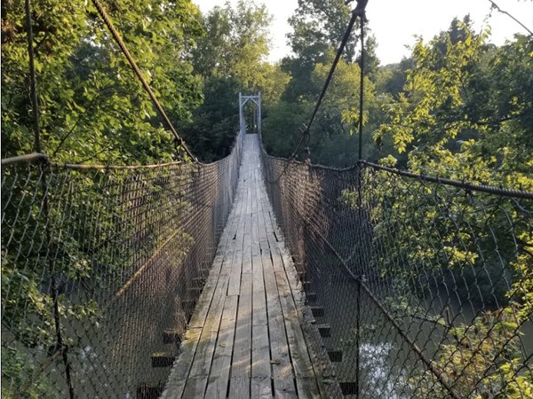 Pawhuska Swinging Bridge can be scary