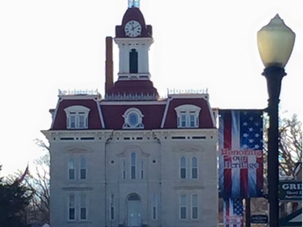 Historic landmark in Cottonwood Falls. Oldest county courthouse in Kansas-still used today