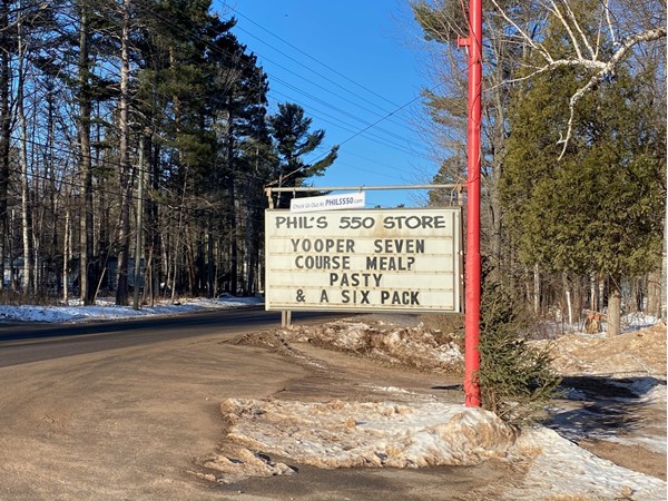 A little Upper Peninsula humor on a beautiful, sunny afternoon drive from Marquette to Big Bay