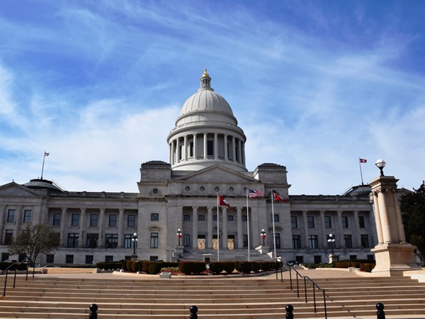 Arkansas' State Capitol Building in Little Rock