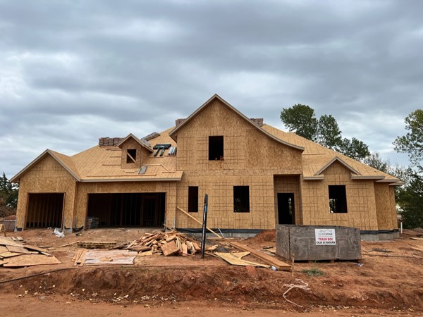 Meadow Heights model home under construction