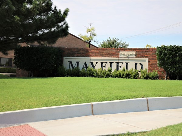 Mayfield in South Oklahoma City located off May Ave. Homes built in the mid to late 1980s