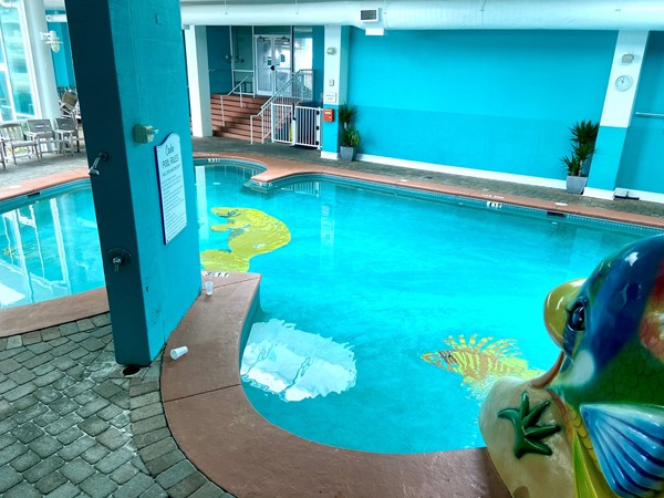 Caribe’s indoor children’s pool area