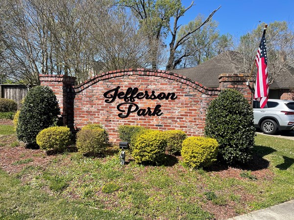 Jefferson Park Subdivision in Baton Rouge