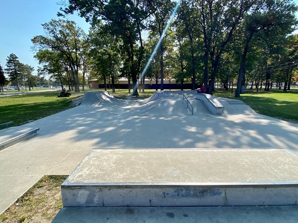 Garden City Park's Skate Park is located in the center of the park, next to the ice rink