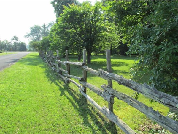 Beautiful rustic fence near Little Red River