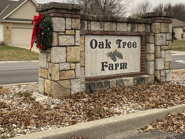 Oak Tree Farm entrance