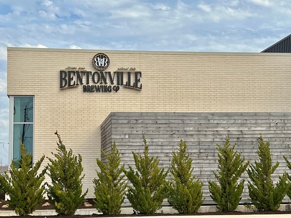 Bentonville Brewing Co has it's own production craft brewery and tasting room 