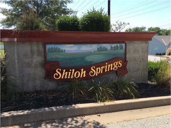 Summerset is conveniently located next to Shiloh Springs Golf Course 