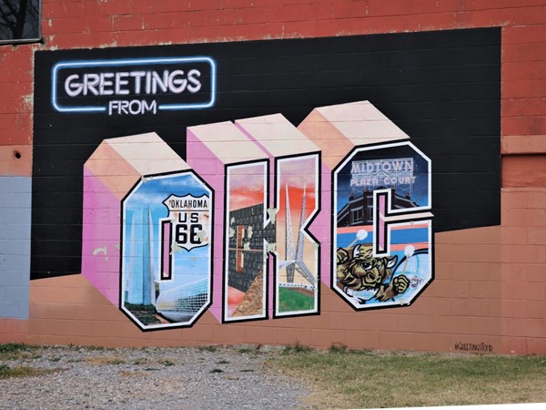 Another cool mural in Midtown OKC! Just drive around and you will find them all over the city