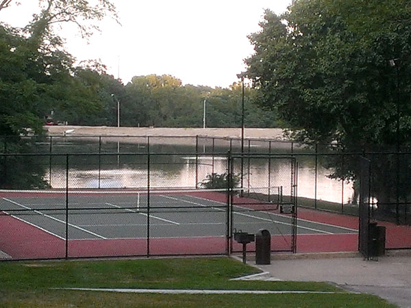 Swing Your Racket At Waters Edge And Enjoy A Game Of Tennis