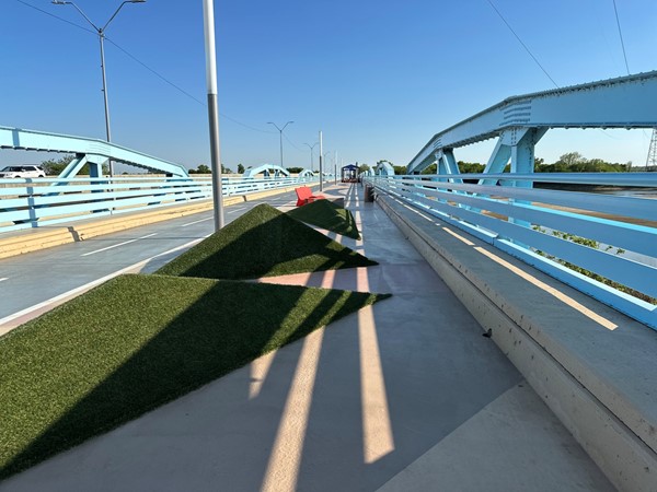 Harmony Bridge in Bixby is a great place to jog, ride your bike, or hang out