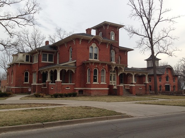 The largest mansion in Owosso, rumored to be haunted