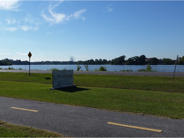 City Park lake near Lake Crest neighborhood
