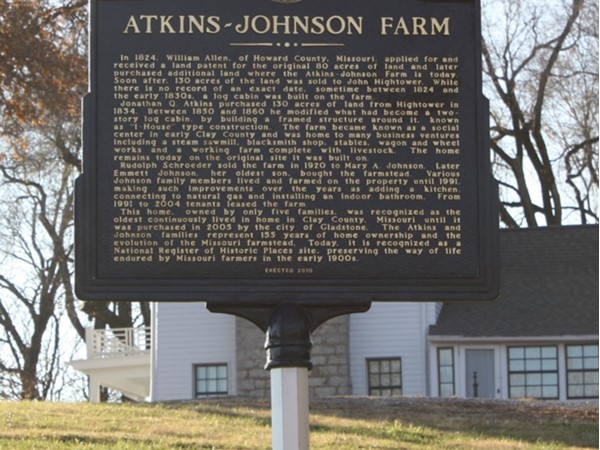 The Atkins-Johnson Farm and Museum, listed on the National Registry of Historic Places 