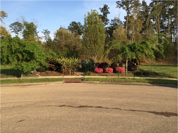 The beautiful gardens in Marigny Trace, with HOA managed by GNO Property Manageme