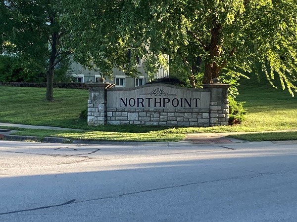 Entrance to the beautiful Northpoint neighborhood in Liberty, Missouri