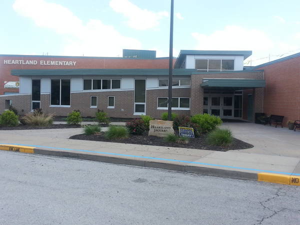 Heartland Elementary School located in the Lancaster subdivision in Overland Park