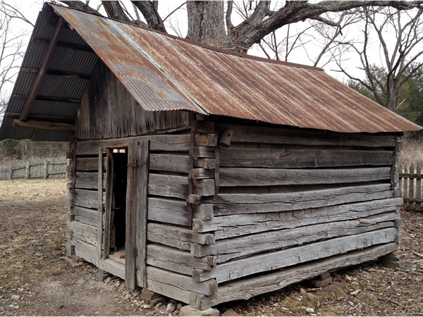 Collier Homestead storage building that may have been the families shelter till their home was built