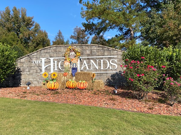 Fall greetings from The Highlands neighborhood located in Wetumpka, AL 