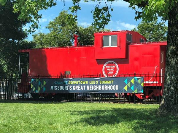 Love downtown Lee's Summit, including the red caboose. They've created an amazing place! 