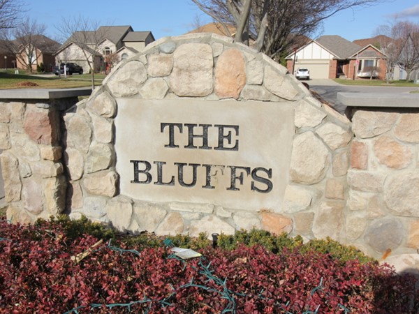 Welcome to The Bluffs subdivision
