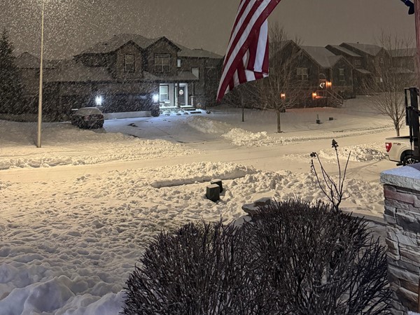 Even though the kids were off way too long, the snow sure has been beautiful!