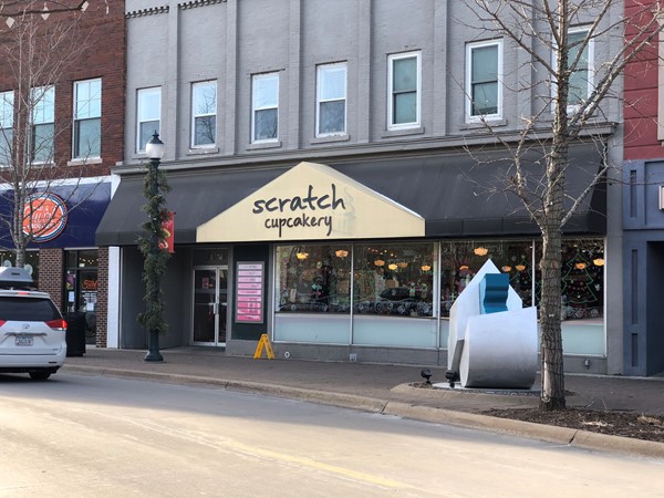 Scratch Cupcakery offers a wonderful variety of decadent cupcakes in downtown Cedar Falls