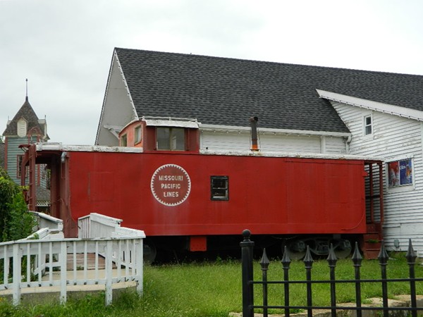 Although this one is not in use, trains still run through town
