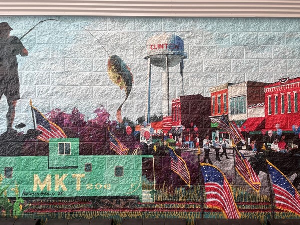 Beautiful mural in the Clinton Wal-Mart