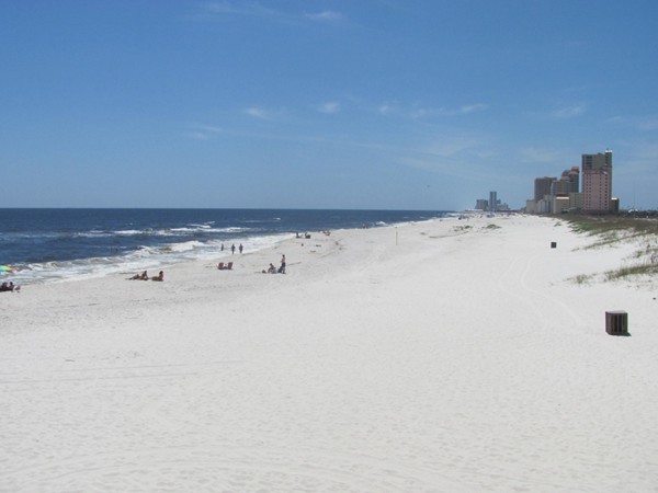 Looking towards West Beach from the Gulf State Fishing Pier
