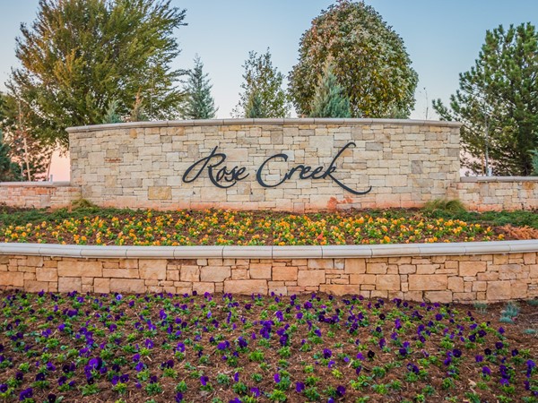 Welcome to Rose Creek - a luxury community