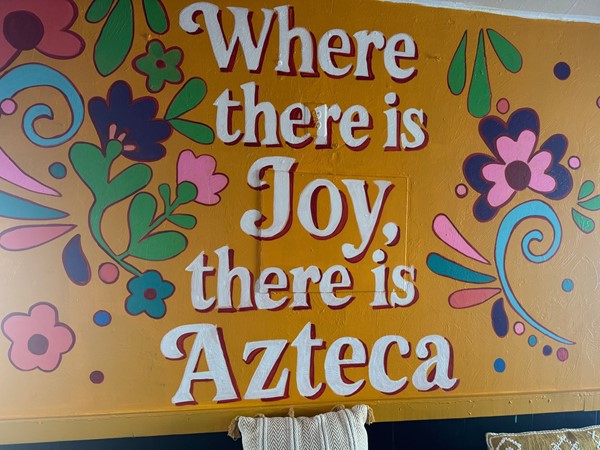 Enjoy a cozy vibe at Azteca Mexican Grill