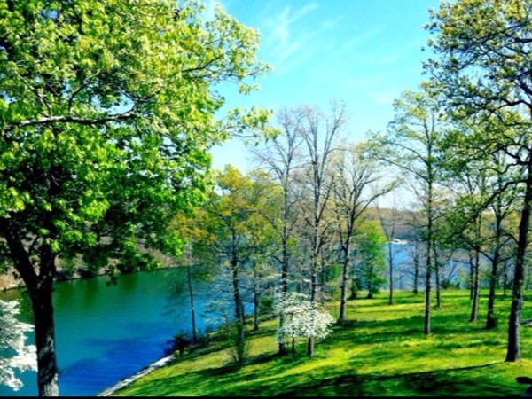 Beautiful springtime view of Lake Windsor