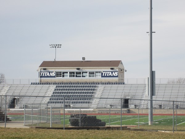 Titans Football Field at Lee's Summit West High School 