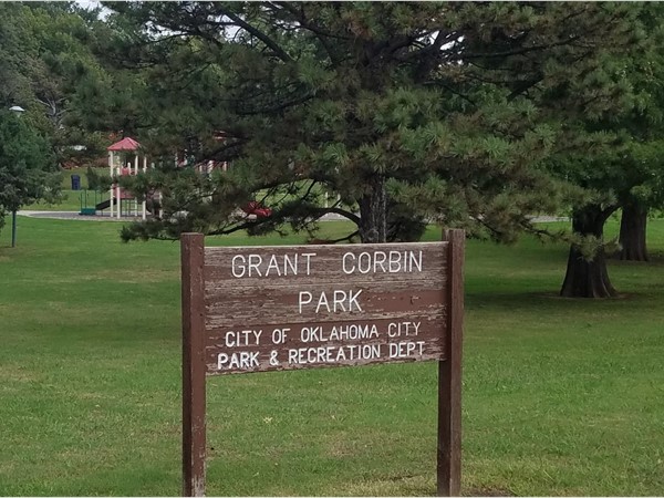 Large trees at Grant Corbin Park
