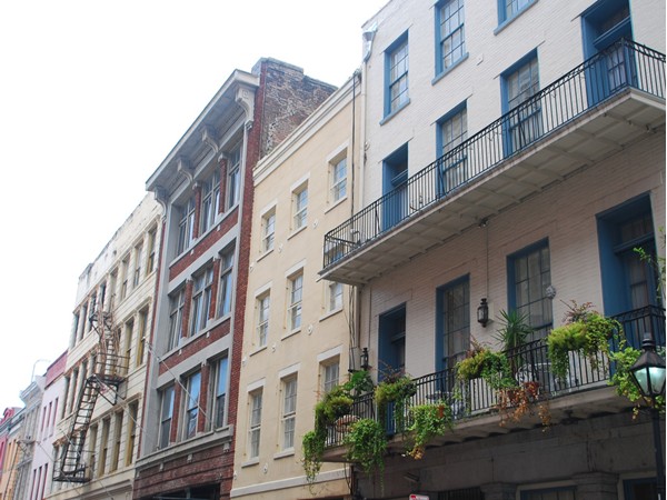 The historic French Quarter