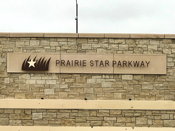 Beautiful Prairie Star Parkway in Lenexa, KS