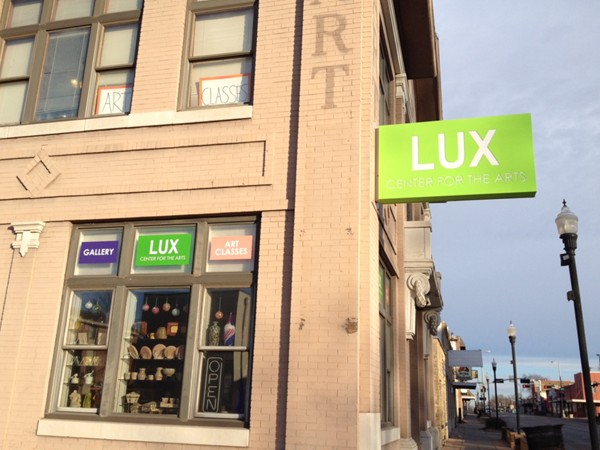 Lux Center for the Arts, Lincoln, NE - a great place to see, buy, and learn to make art!